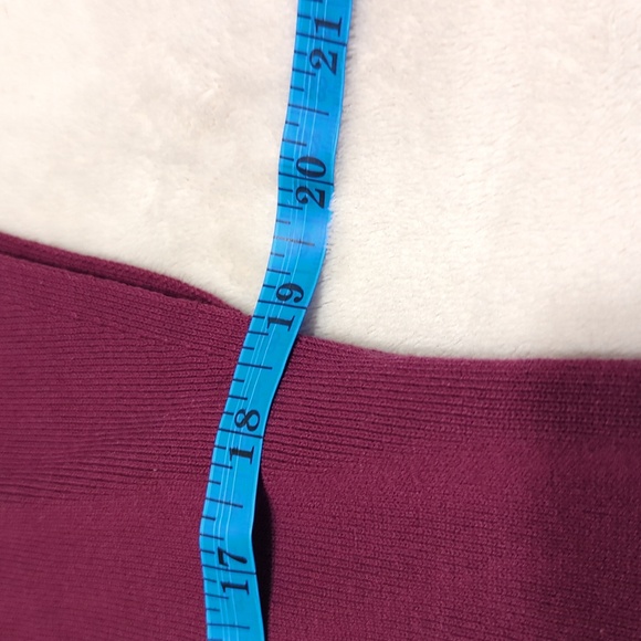 MADELEINE | Women's Short Sleeve Blouse Top | Wine | Size 6-8 Medium - German m - Picture 11 of 12